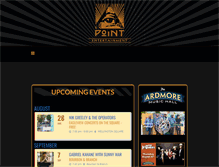 Tablet Screenshot of pointentertainment.com